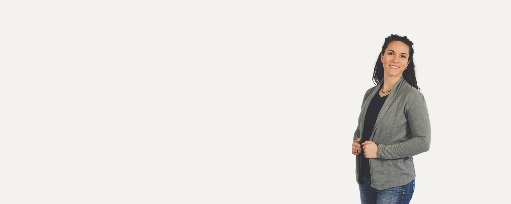 standing portrait of Betsy Thompson, Immersive Meditation Guide & Growth Coach